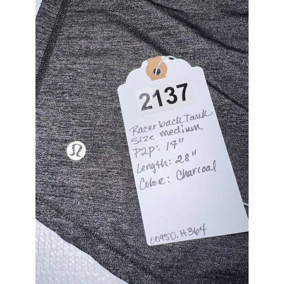 Lululemon Hot Like Agni Singlet Heathered Black Size Medium Women's - Picture 5 of 5